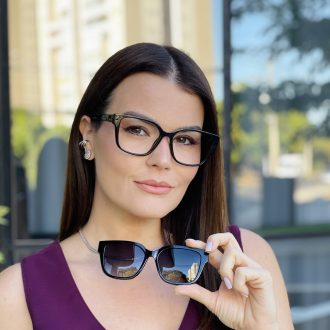safine com br oculos feminino 2 em 1 clip on quadrado preto gabriely 7