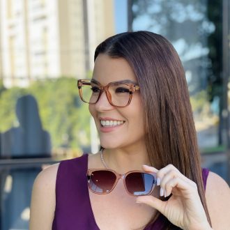 safine com br oculos feminino 2 em 1 clip on quadrado rose gabriely 4