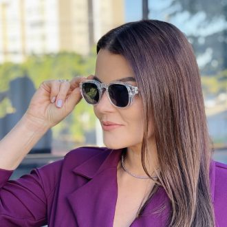 safine com br oculos feminino 2 em 1 clip on quadrado transparente bruna