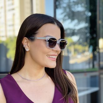 safine com br oculos feminino 2 em 1 clip on quadrado transparente gabriely 2