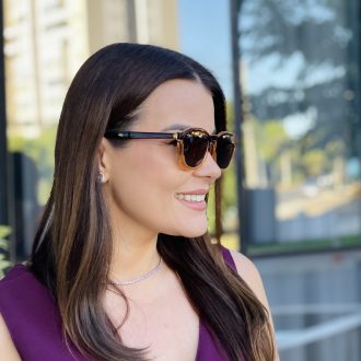 safine com br oculos feminino 2 em 1 clip on redondo marrom degrade natalia 2