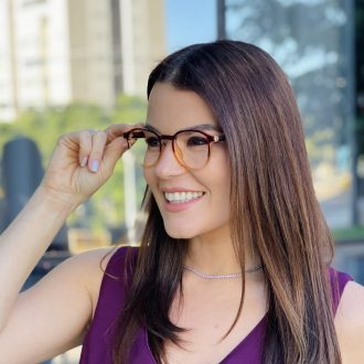 safine com br oculos feminino 2 em 1 clip on redondo marrom degrade natalia 8