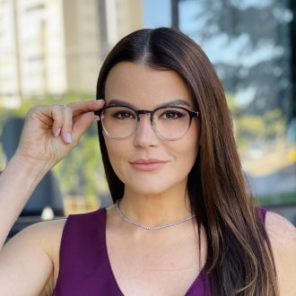 safine com br oculos feminino 2 em 1 clip on redondo preto transparente natalia 9