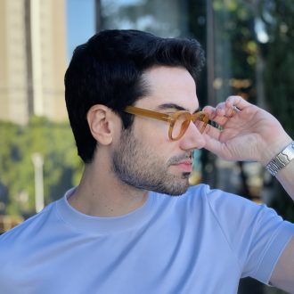 safine com br oculos 2 em 1 clip on masculino quadrado caramelo fosco alisson 10