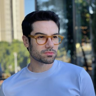 safine com br oculos 2 em 1 clip on masculino quadrado caramelo fosco alisson 9