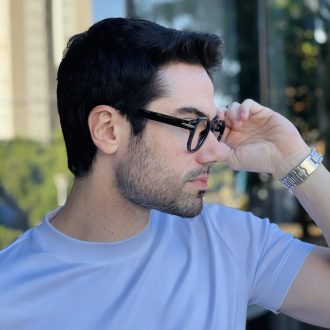 safine com br oculos 2 em 1 clip on masculino quadrado cinza alisson 10