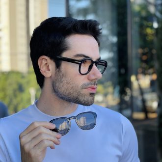 safine com br oculos 2 em 1 clip on masculino quadrado cinza alisson 6