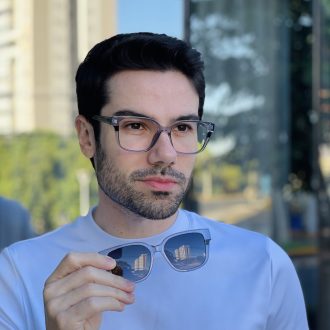 safine com br oculos 2 em 1 clip on masculino quadrado cinza danilo 5
