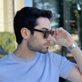 safine com br oculos 2 em 1 clip on masculino quadrado marrom alisson 2