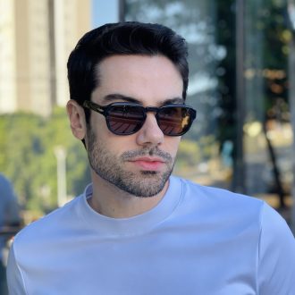 safine com br oculos 2 em 1 clip on masculino quadrado marrom alisson