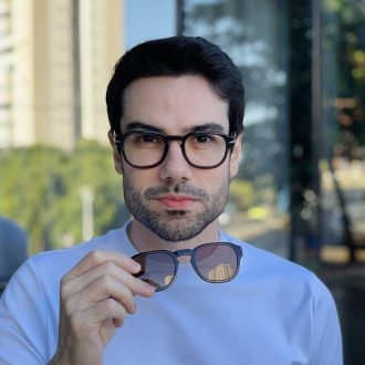 safine com br oculos 2 em 1 clip on masculino quadrado marrom alisson 4
