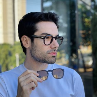 safine com br oculos 2 em 1 clip on masculino quadrado marrom alisson 6