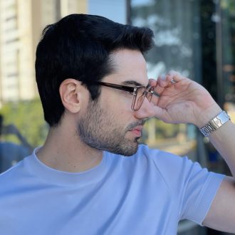 safine com br oculos 2 em 1 clip on masculino quadrado marrom danilo 10