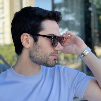 safine com br oculos 2 em 1 clip on masculino quadrado marrom danilo 2