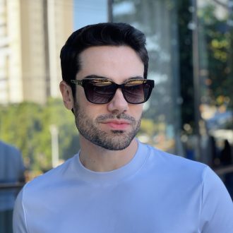 safine com br oculos 2 em 1 clip on masculino quadrado marrom danilo