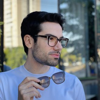 safine com br oculos 2 em 1 clip on masculino quadrado marrom danilo 6
