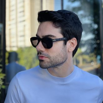 safine com br oculos 2 em 1 clip on masculino quadrado preto fosco alisson 3