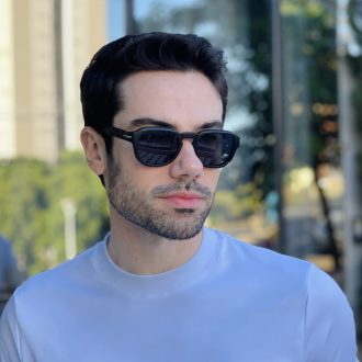 safine com br oculos 2 em 1 clip on masculino quadrado preto fosco alisson