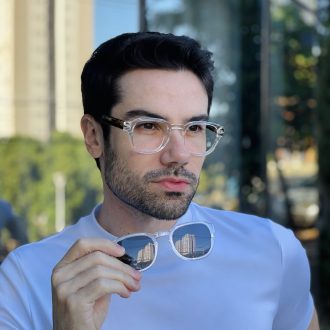 safine com br oculos 2 em 1 clip on masculino quadrado transparente alisson 5