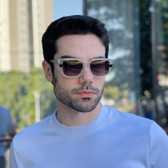 safine com br oculos 2 em 1 clip on masculino quadrado transparente danilo