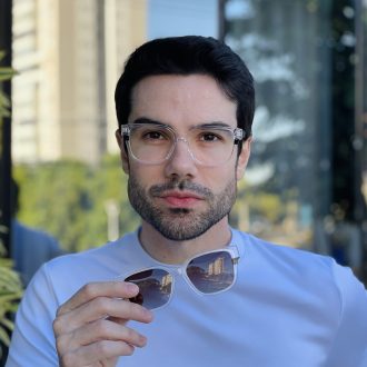 safine com br oculos 2 em 1 clip on masculino quadrado transparente danilo 4