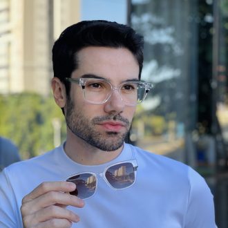 safine com br oculos 2 em 1 clip on masculino quadrado transparente danilo 5