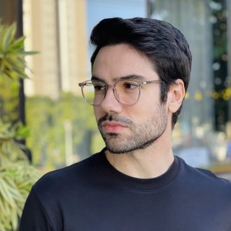 safine com br oculos 2 em 1 clip on masculino redondo cinza transparente joao 2 0 8
