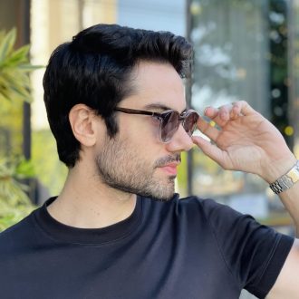 safine com br oculos 2 em 1 clip on masculino redondo marrom e transparente joao 15