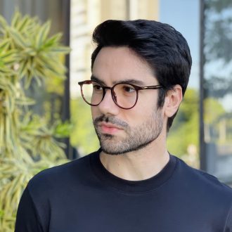 safine com br oculos 2 em 1 clip on masculino redondo marrom joao 11