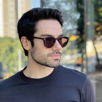 safine com br oculos 2 em 1 clip on masculino redondo marrom paulo 2 0 1