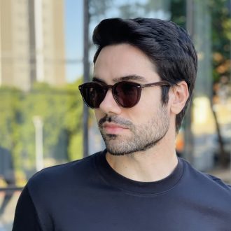 safine com br oculos 2 em 1 clip on masculino redondo marrom paulo 2 0 3