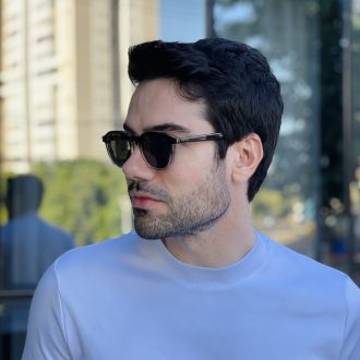 safine com br oculos 2 em 1 clip on masculino redondo preto transparente alex 4