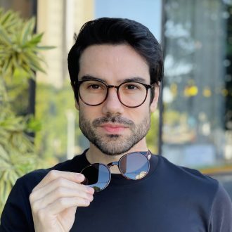 safine com br oculos 2 em 1 clip on masculino redondo tartaruga joao 5