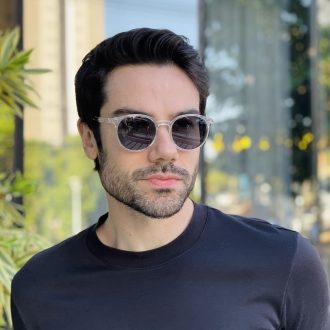safine com br oculos 2 em 1 clip on masculino redondo transparente joao