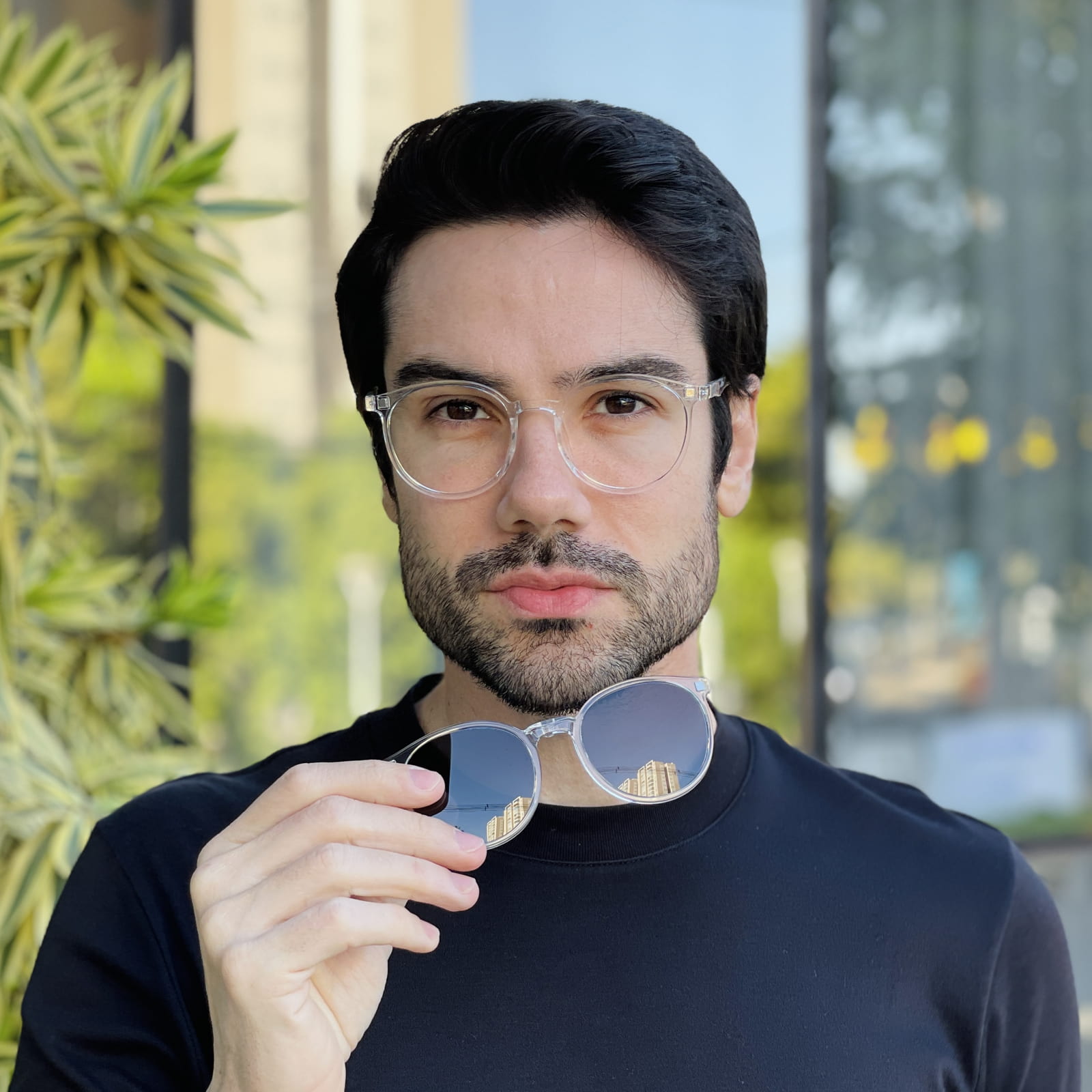 safine com br oculos 2 em 1 clip on masculino redondo transparente joao 4 safine com br oculos 2 em 1 clip on masculino redondo transparente joao 4