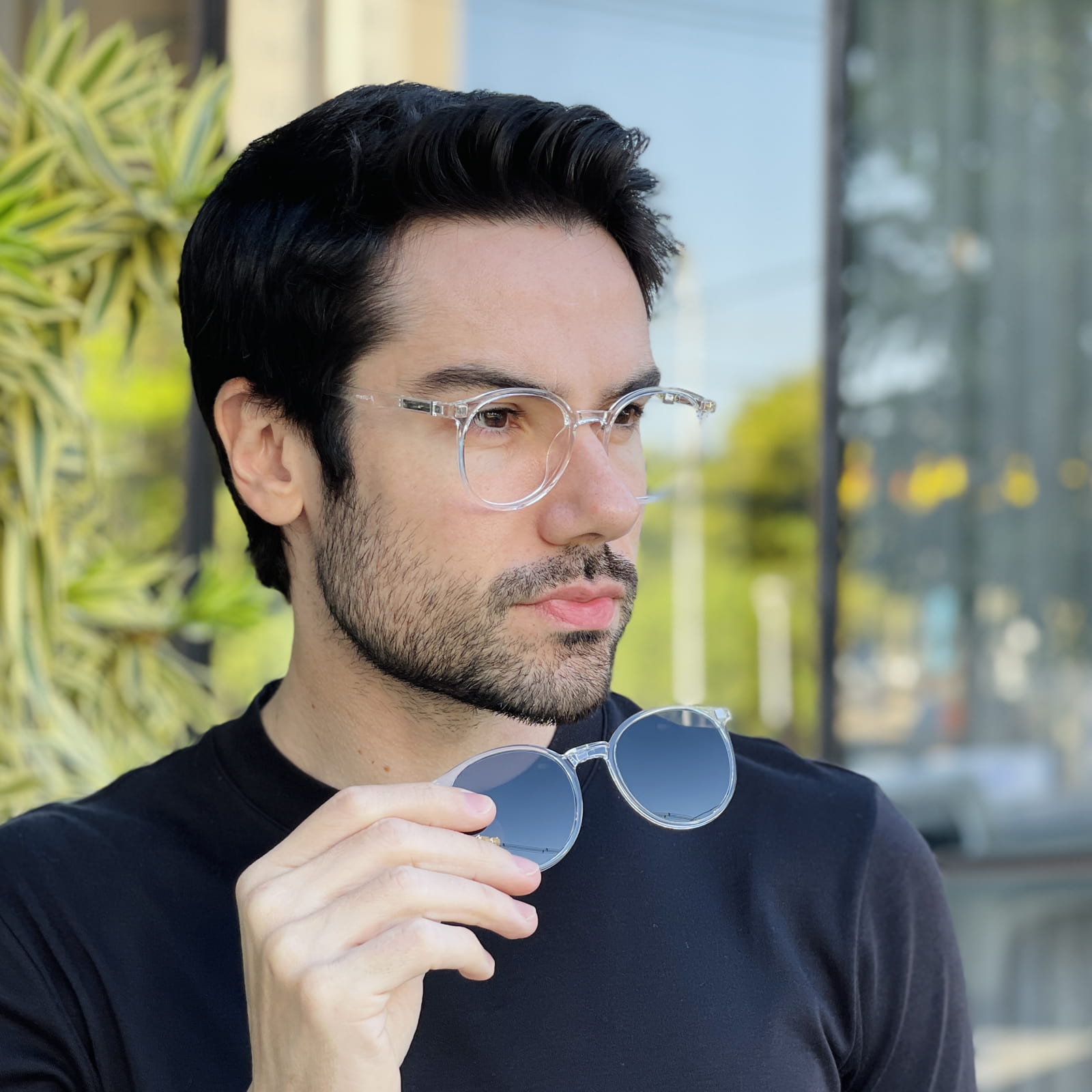 safine com br oculos 2 em 1 clip on masculino redondo transparente joao 6 safine com br oculos 2 em 1 clip on masculino redondo transparente joao 6