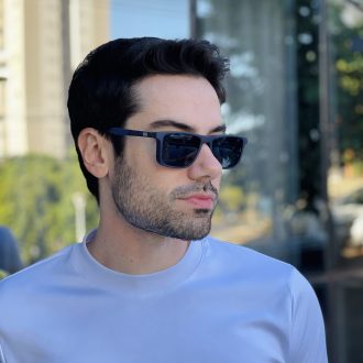safine com br oculos 2 em 1 clip on masculino retangular azul vini 1