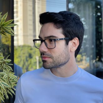 safine com br oculos 2 em 1 clip on masculino retangular cinza vini 11