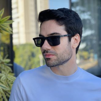 safine com br oculos 2 em 1 clip on masculino retangular cinza vini 3