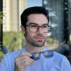 safine com br oculos 2 em 1 clip on masculino retangular cinza vini 5