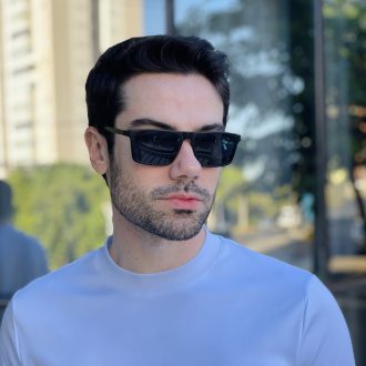 safine com br oculos 2 em 1 clip on masculino retangular preto e cinza leo 1