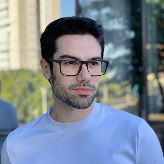 safine com br oculos 2 em 1 clip on masculino retangular preto e cinza leo 10