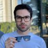 safine com br oculos 2 em 1 clip on masculino retangular preto e cinza leo 5