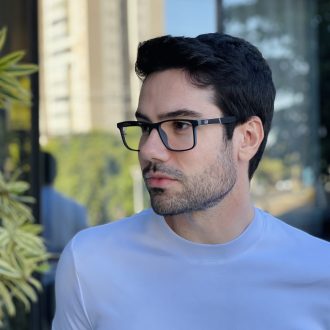 safine com br oculos 2 em 1 clip on masculino retangular preto e cinza vini 11