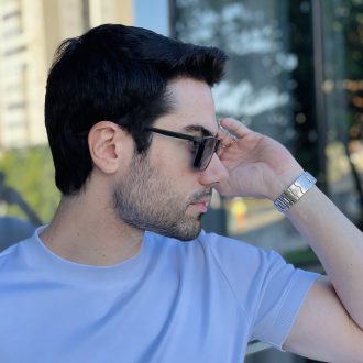 safine com br oculos 2 em 1 clip on masculino retangular preto fosco leo 2