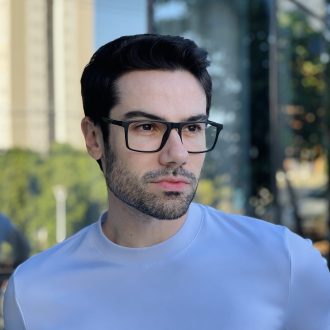 safine com br oculos 2 em 1 clip on masculino retangular preto fosco leo 9