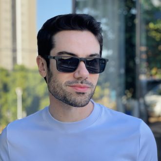 safine com br oculos 2 em 1 clip on masculino retangular preto vini