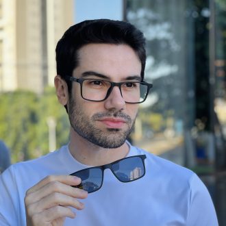 safine com br oculos 2 em 1 clip on masculino retangular preto vini 5