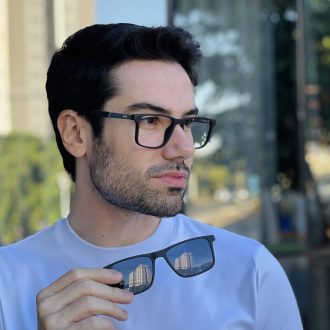 safine com br oculos 2 em 1 clip on masculino retangular preto vini 6