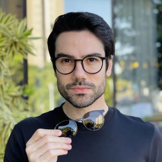 safine com br oculos 2 em 1 clip on redondo preto joao 4